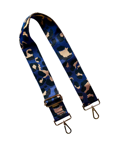 Leopard Cheetah Guitar Purse Strap - 10 Colors available