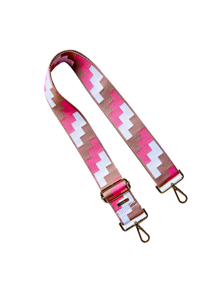 Geometric Guitar Purse Straps - 8 colors available