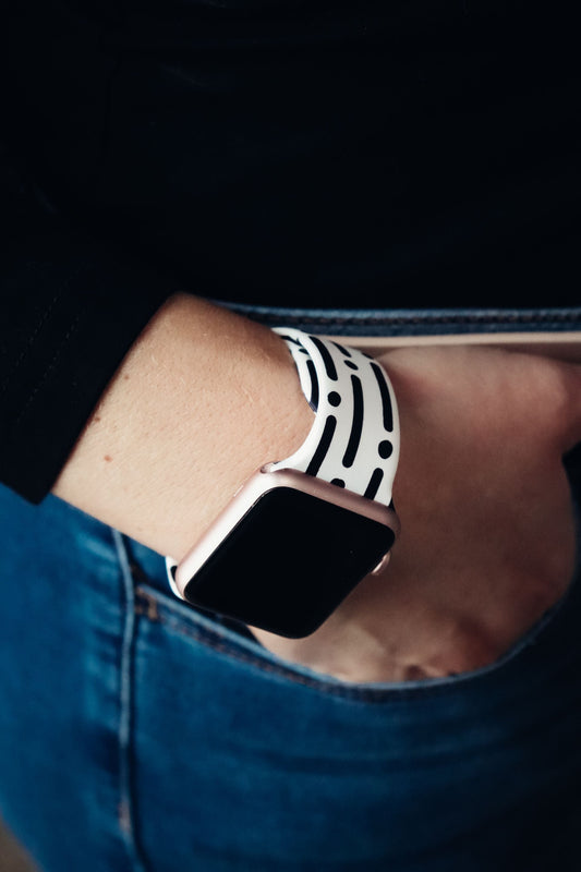 Black Line Apple Watch Band